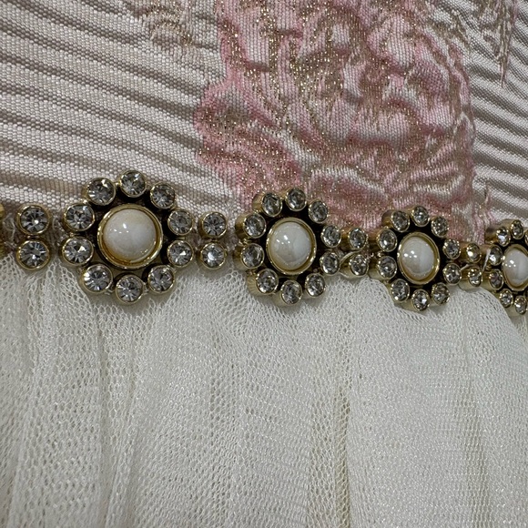 SOLD ❤️ American Princess | Tule Embroidered Occasion Dress - Picture 2 of 5